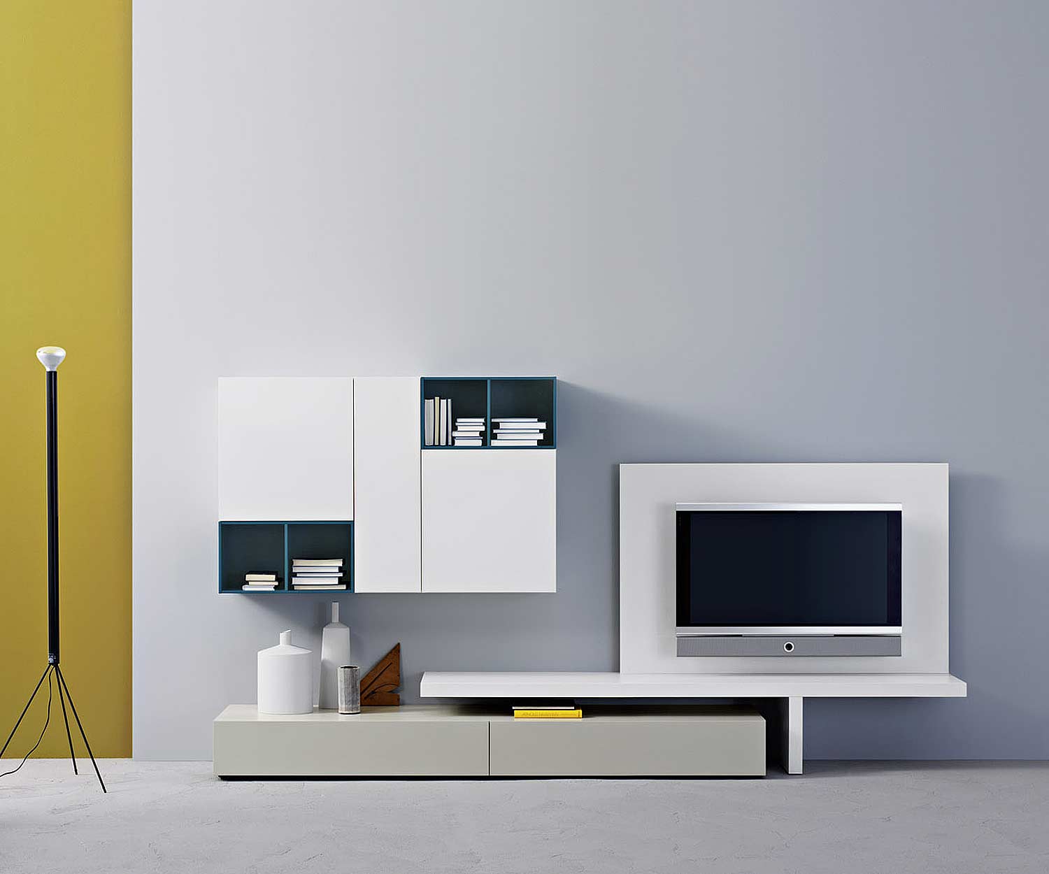 Livitalia TV Wandpaneel mit Design VESA Halterung