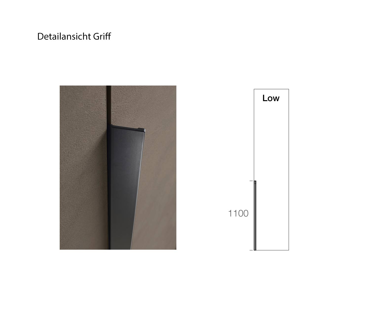 Livitalia Design Schuhschrank Griff