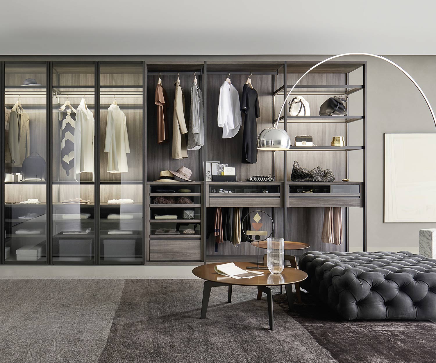 Système de dressing haut de gamme Livitalia Bellavista Design 