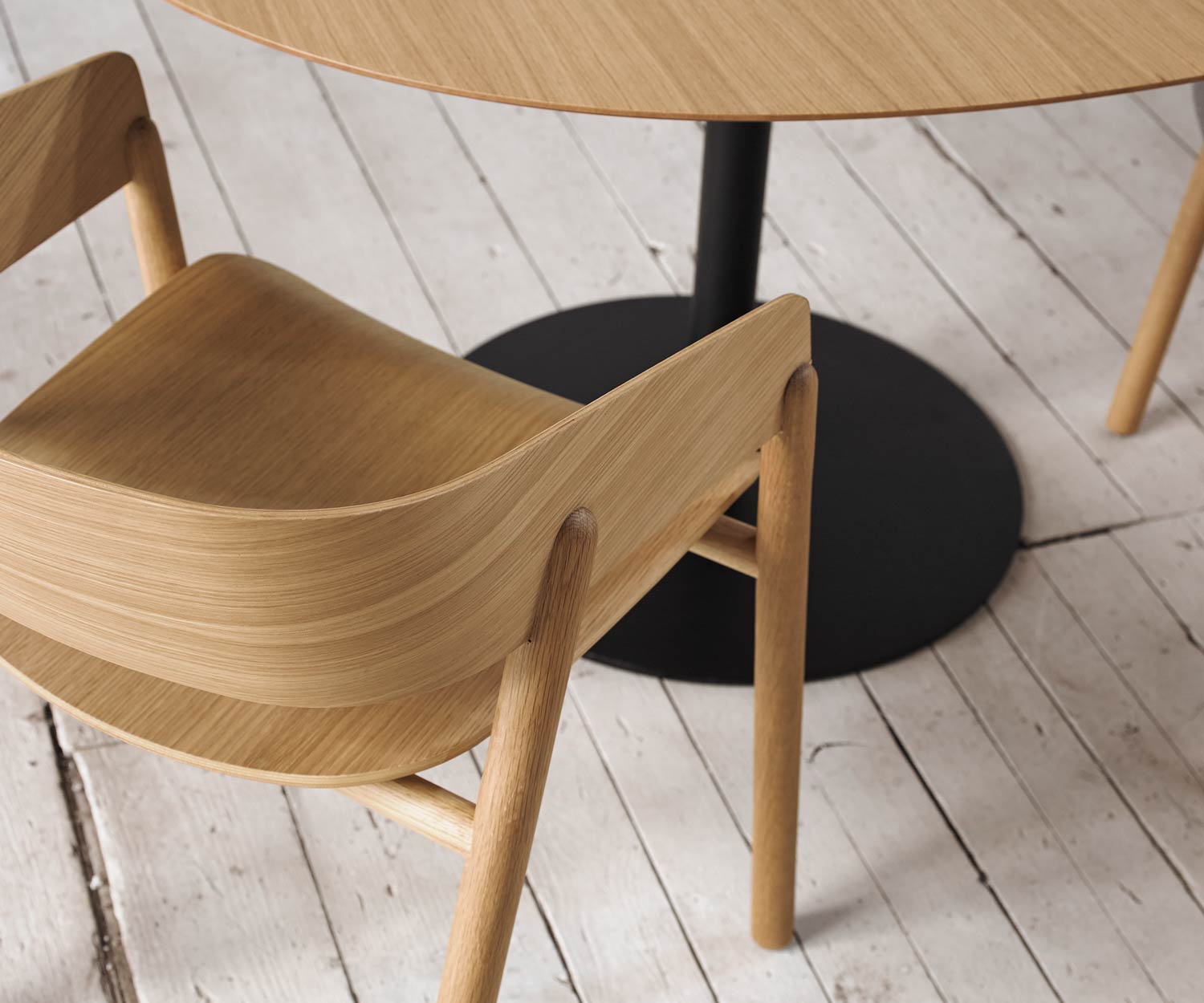 Punt Design Massivholzstuhl Mava Sekretär Bürostuhl
