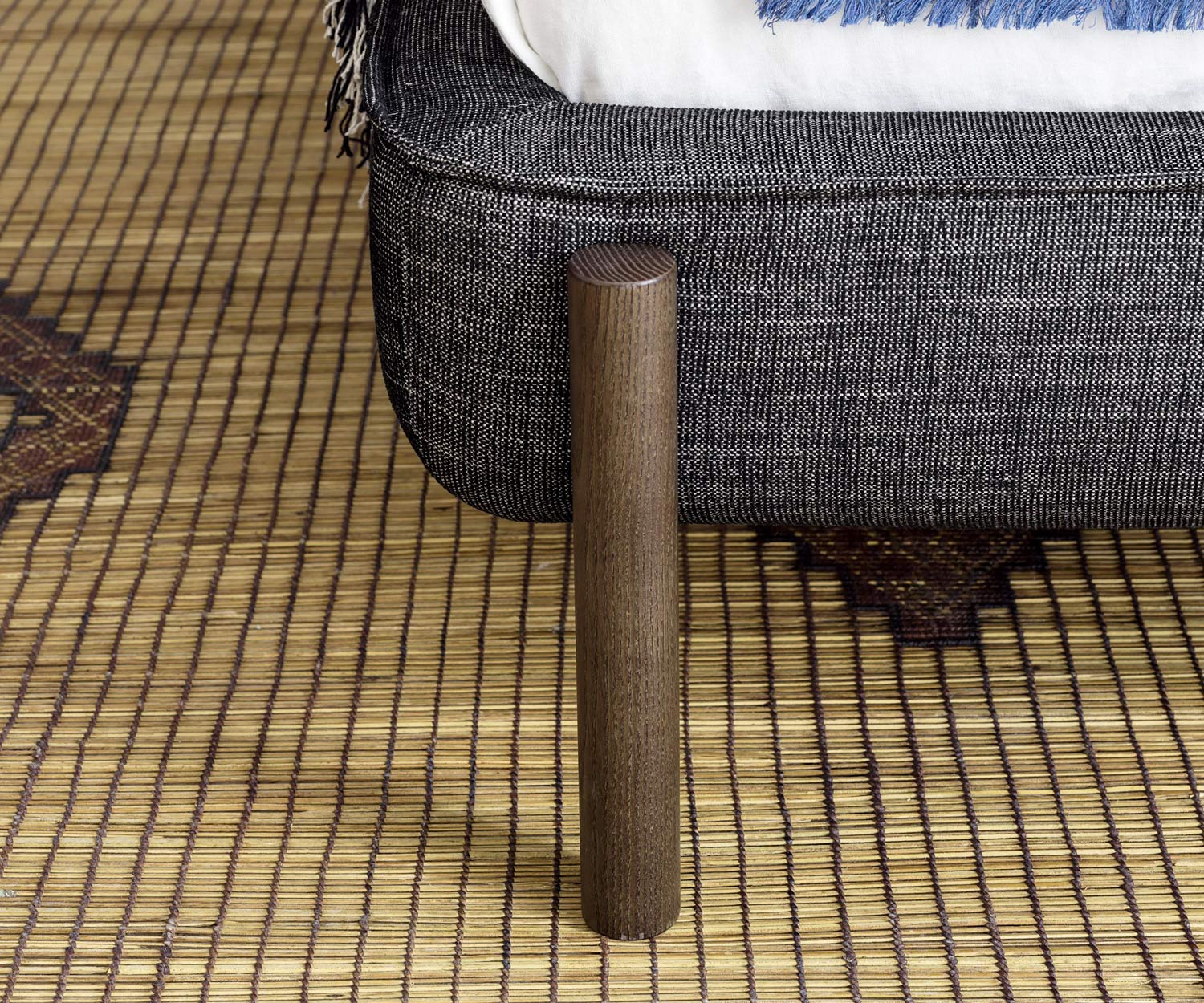 Exklusives Novamobili Design Bett Tufte im Schlafzimmer