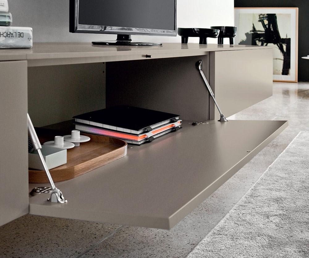 TV Lowboards mit Klappt&uuml;ren ohne M&ouml;belmontage