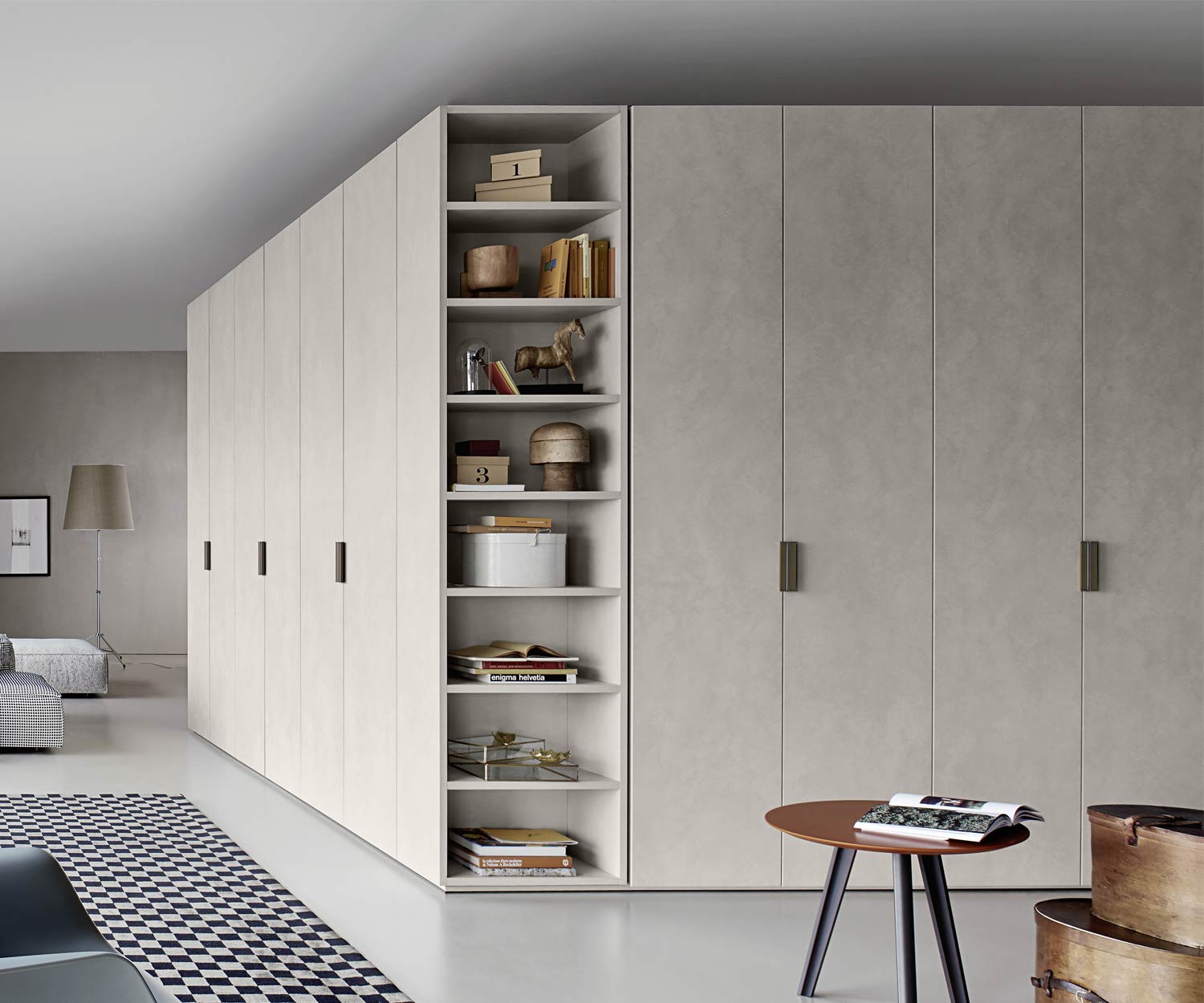 Livitalia Kleiderschrank Liscia Flügeltüren