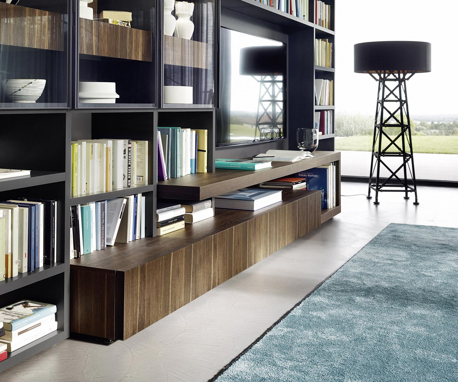 Exklusives Livitalia Design Bücherregal C58