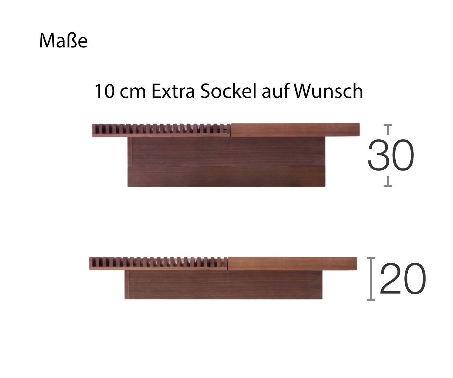 Conde House Barringer Designer Couchtisch Höhenabmessungen