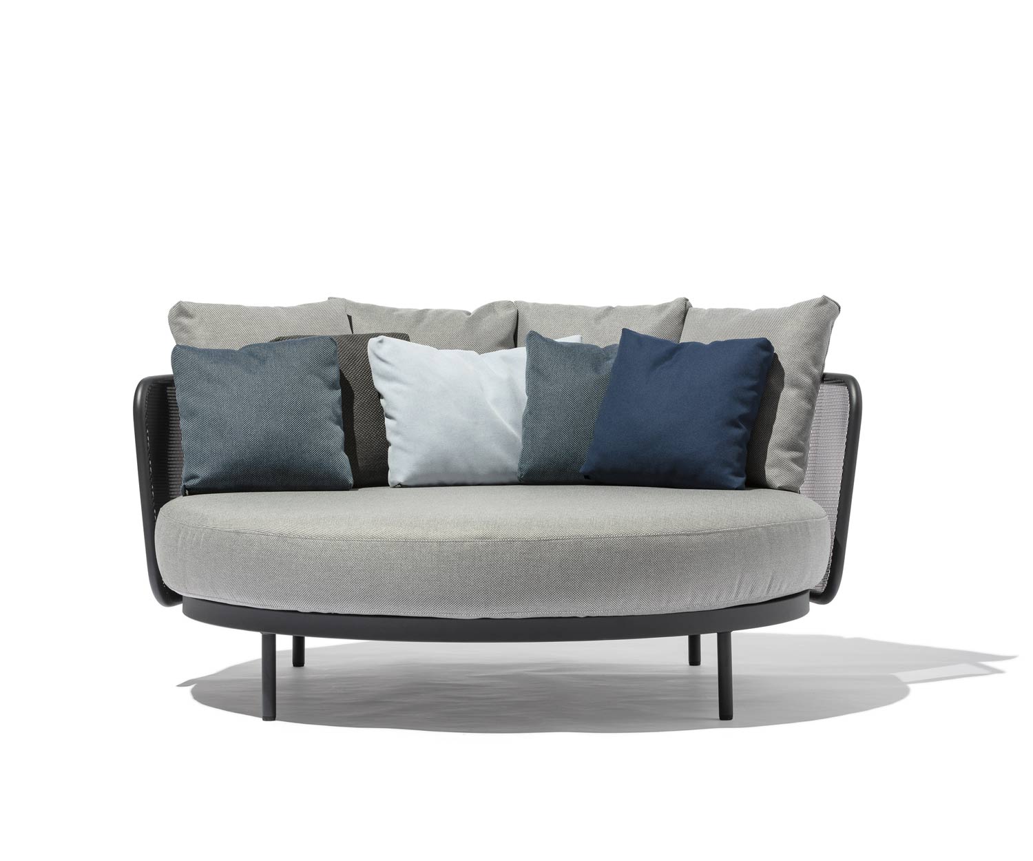 Todus Baza Design Lounge Daybed Round avec set de coussins
