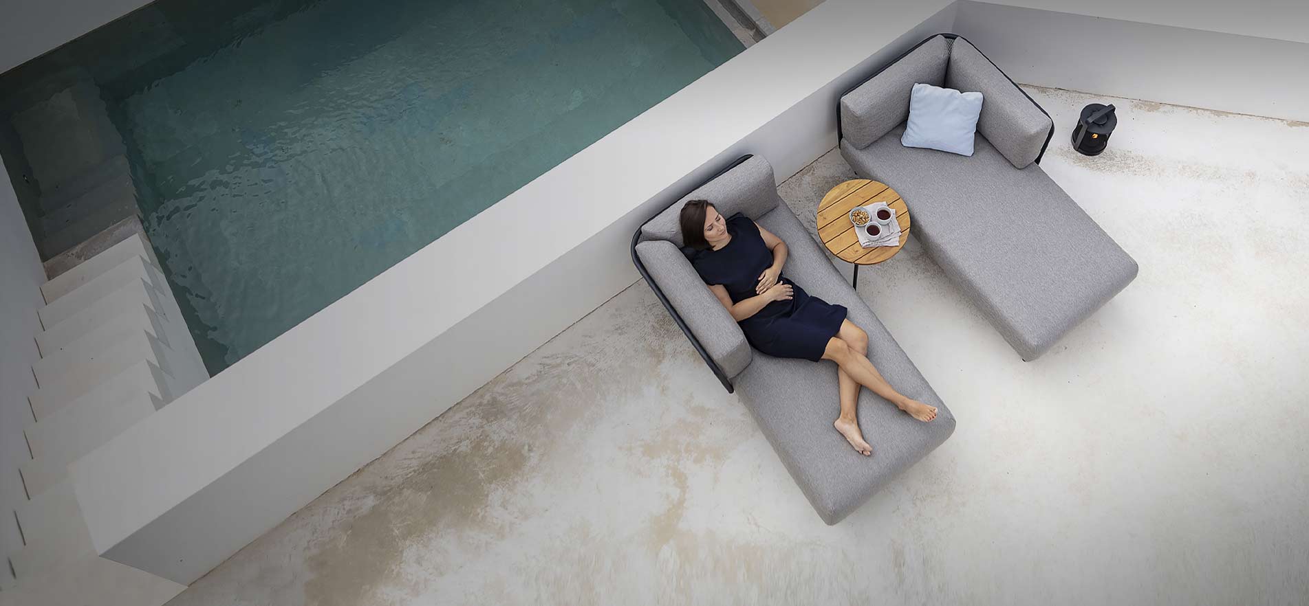 Design Garten Chaiselongue