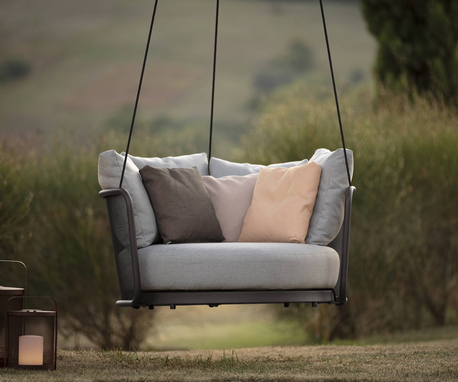 Exklusiver Todus Baza Round Swing Outdoor Garten Balkon Hängesessel