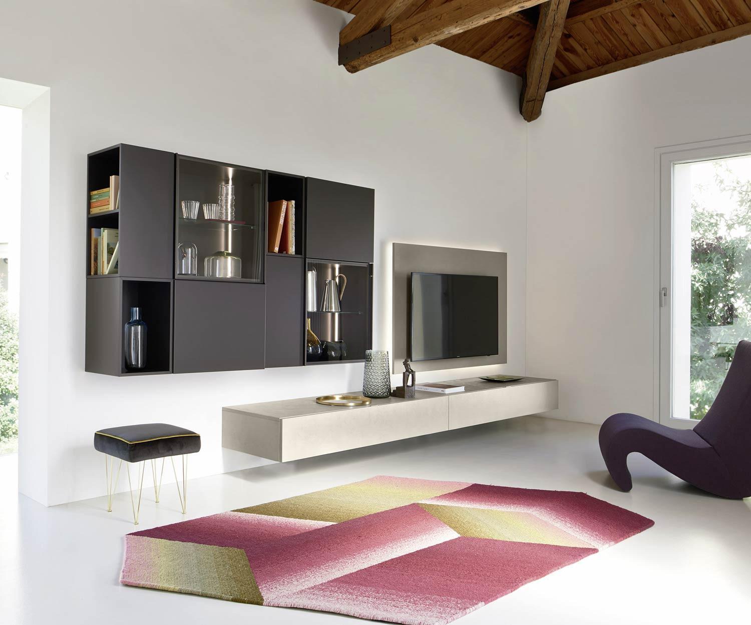 Wohnwand C39 f&uuml;r Wohnzimmer