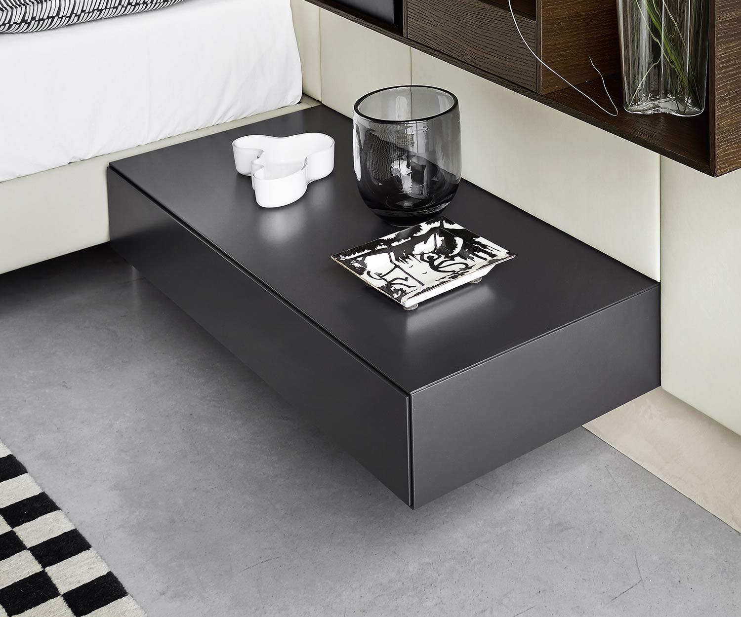 Exklusiver Livitalia Design Nachttisch hängend 1 Schublade