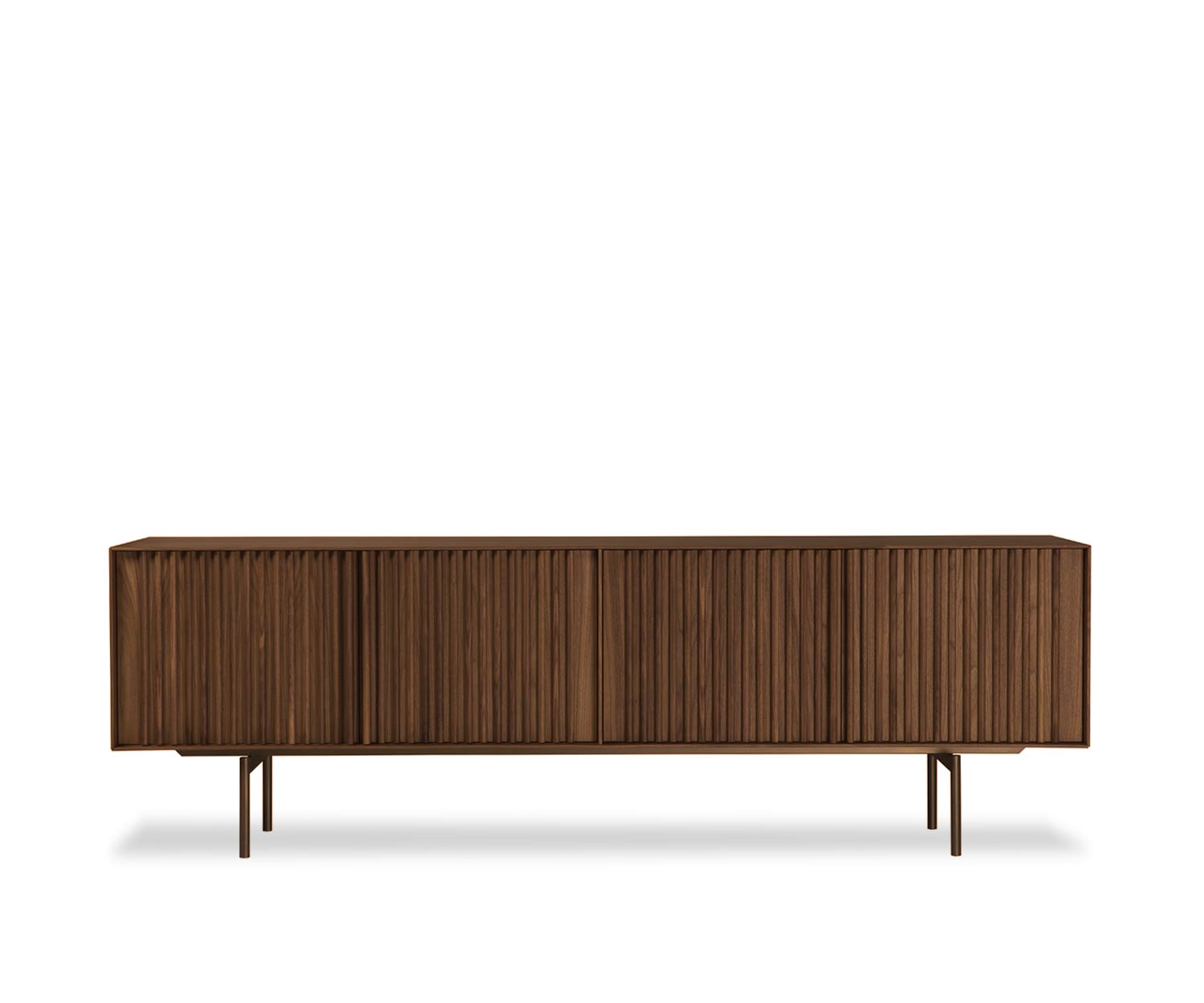 al2 ka bera 003 A Design Sideboard Korpus mit Walnuss veredelt