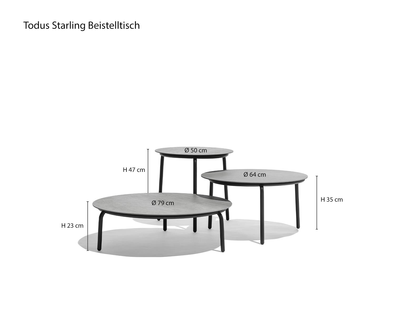 Tavolino di design Sketch Todus
