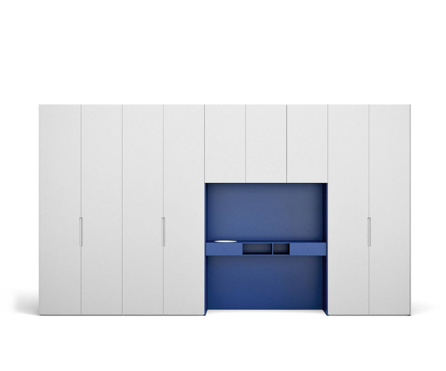 Exklusiver Novamobili Design Kleiderschrank Vico mit Schreibtisch