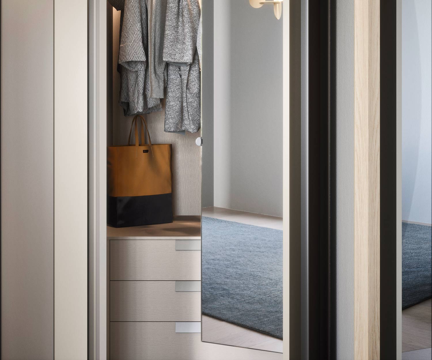 Novamobili Kleiderschrank Zubehör Armadi 3er Schubladen