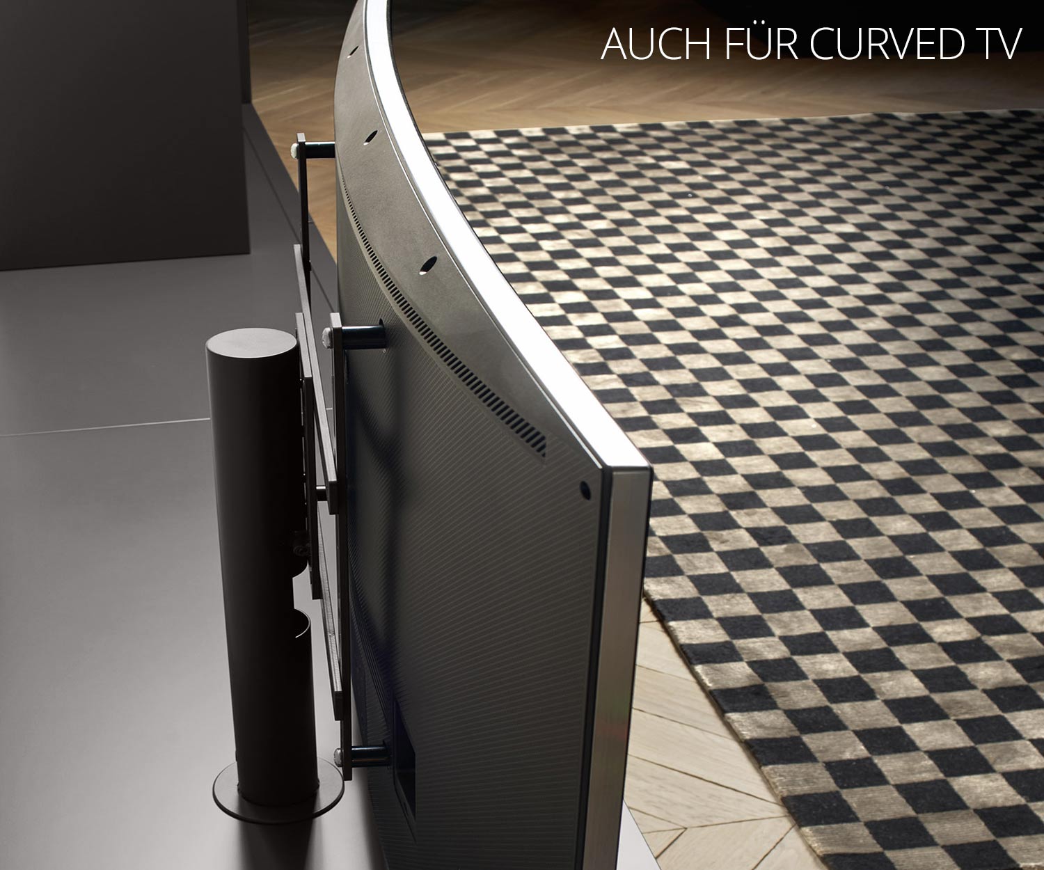 Livitalia Vesa Design Lowboard Konfigurator mit Vesa TV Halterung für Curved TV