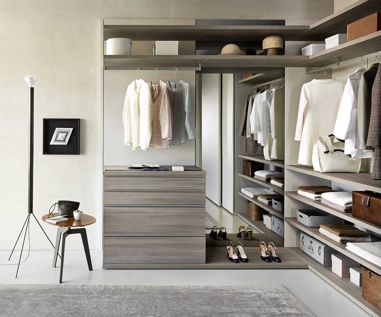 Exklusives Livitalia Panorama Design Ankleidezimmer System