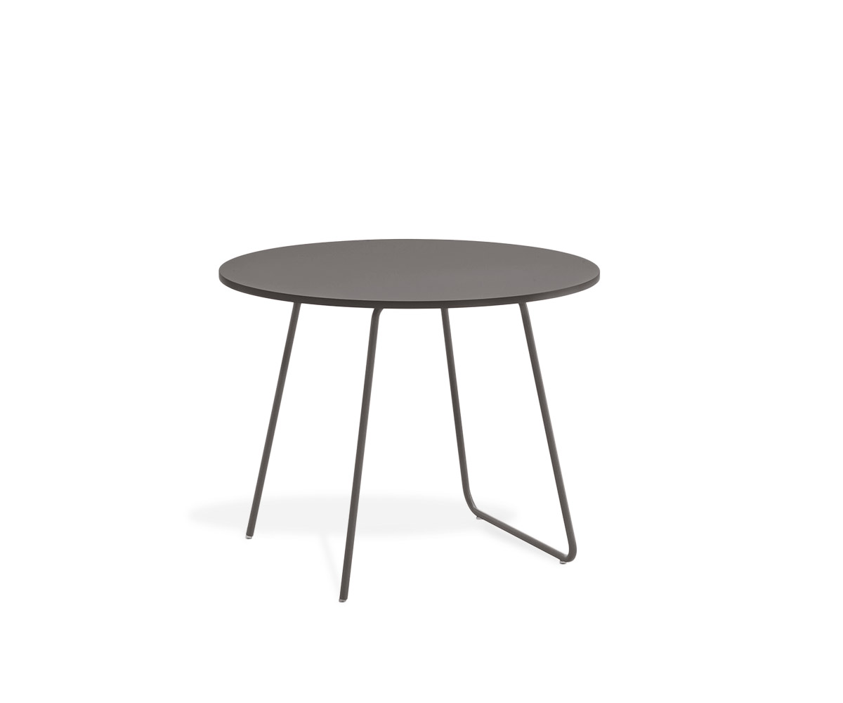 Exklusiver Novamobili Design Couchtisch Orbis Dunkelgrau Matt