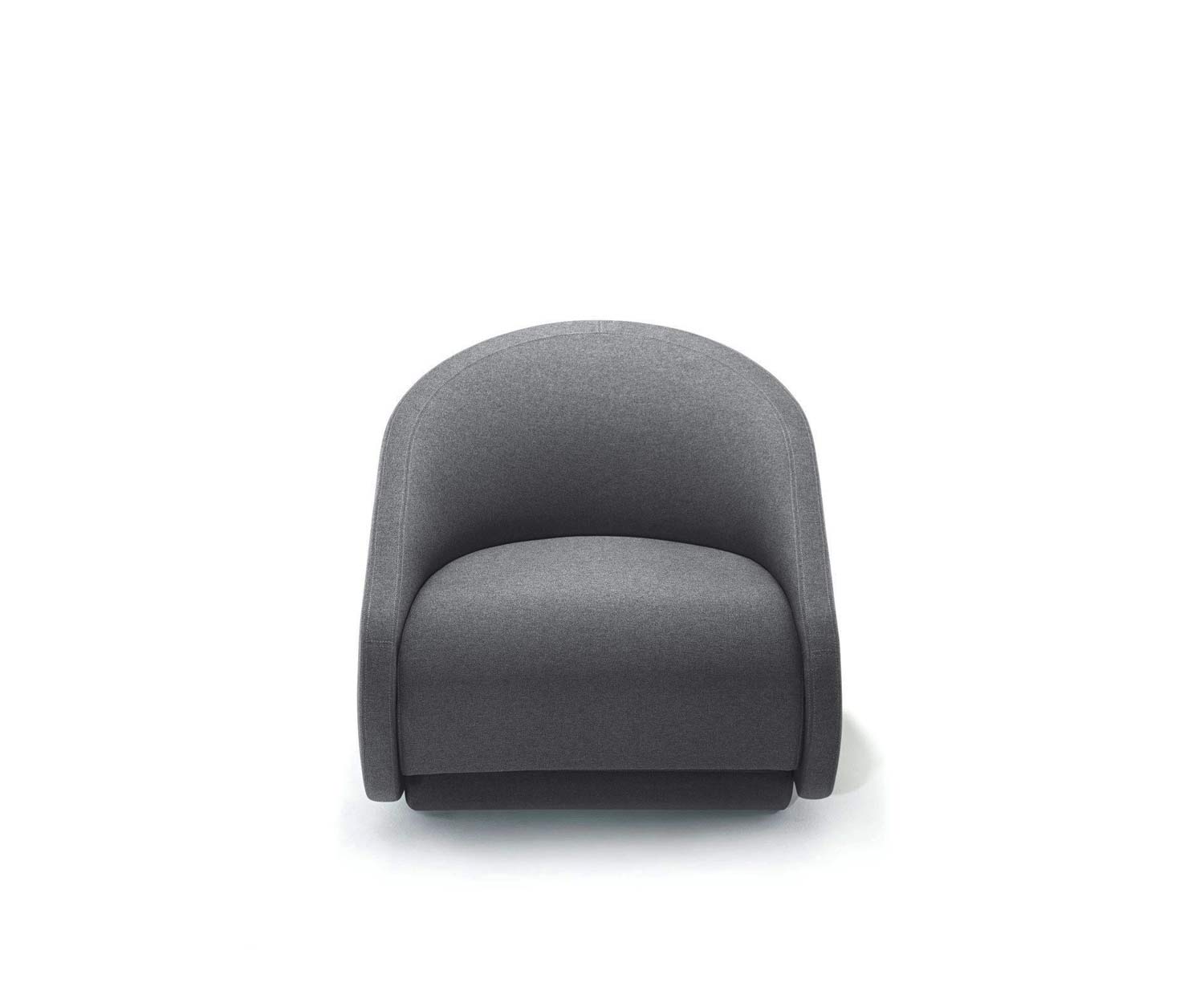 Prostoria Fauteuil-lit design UpLift avec revêtement en tissu gris