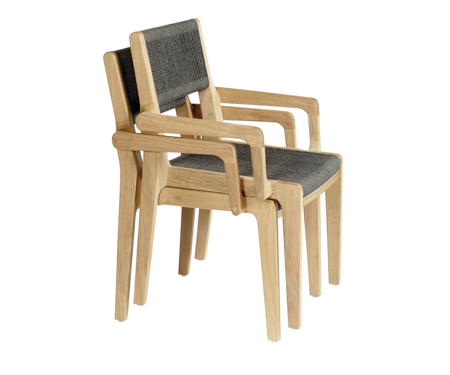Oasiq Skagen Design Armlehnenstuhl aus Teak stapelbar