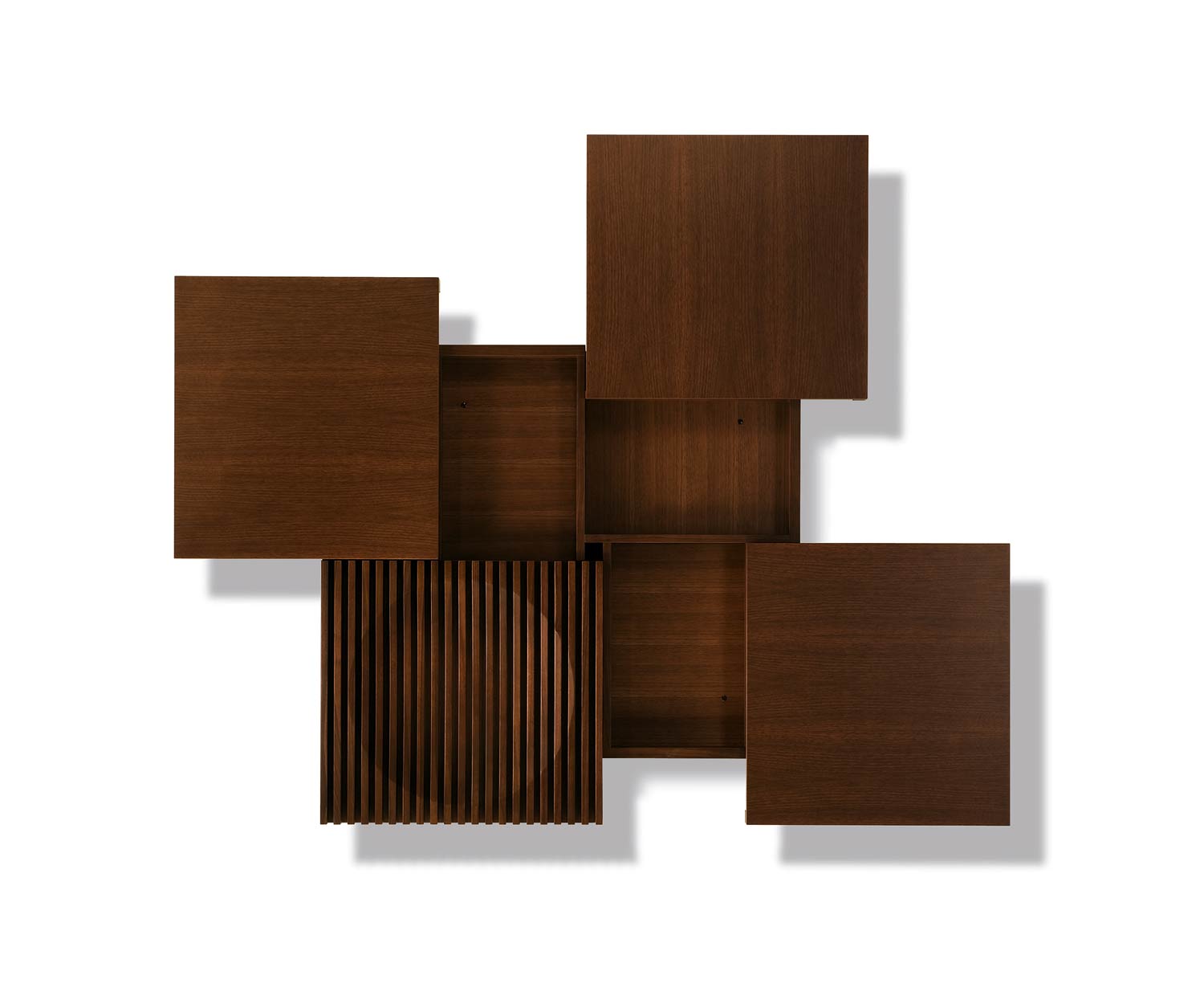 Conde House Barringer Couchtisch im Detail mit drei verschiebbaren Elementen