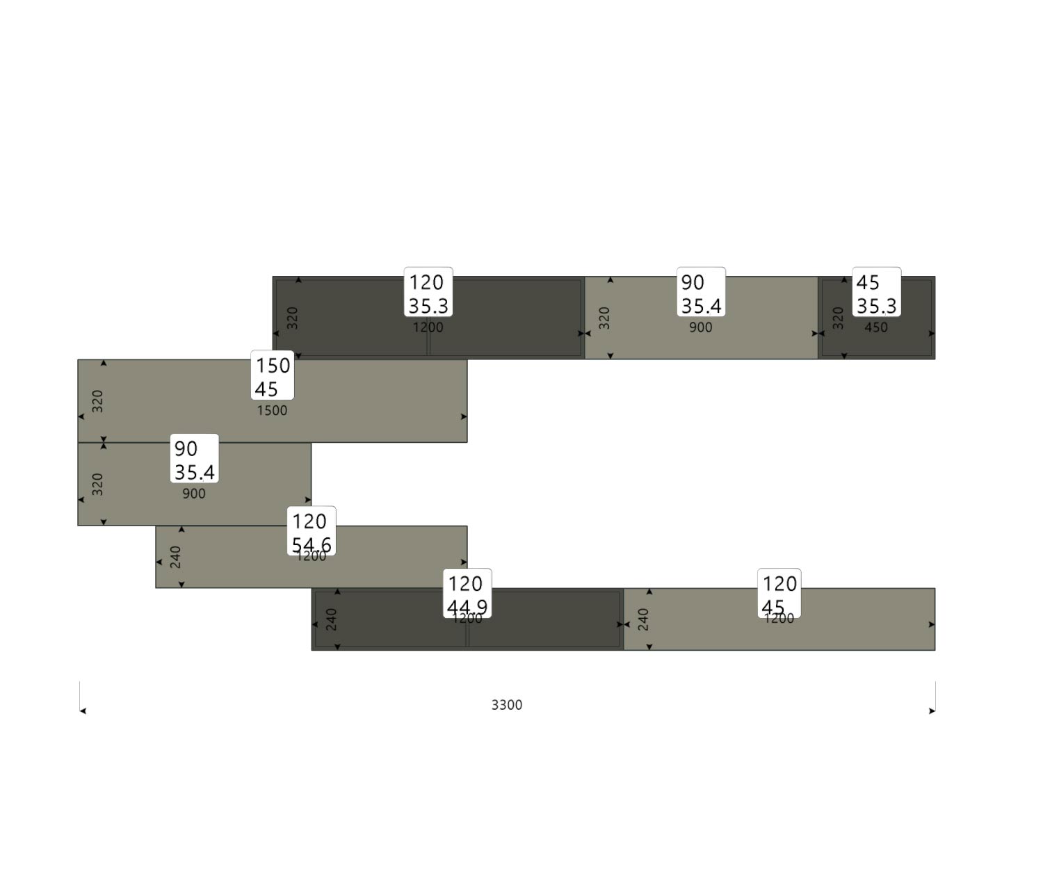 Design wohnand C02 Sketch Dimensions Size Sizes