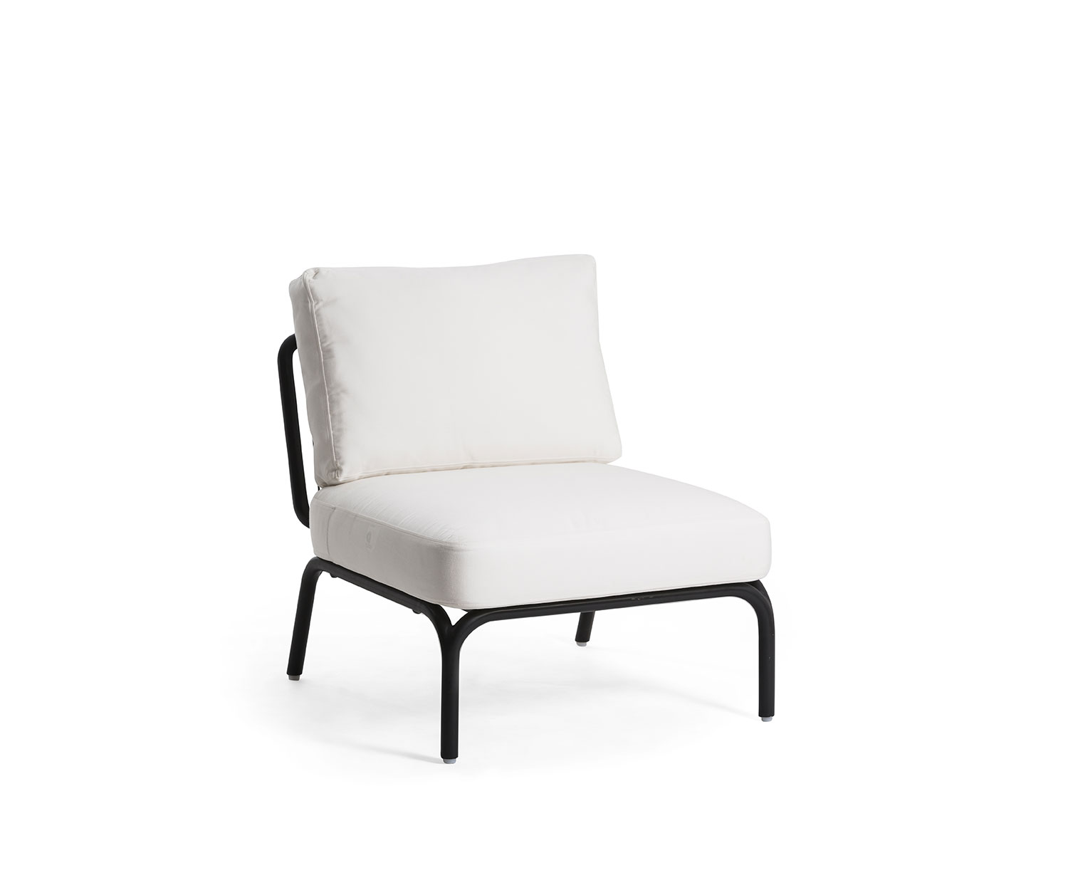 Exclusif Oasiq Yland Designer 1 siège avec siège et dossier blanc Coussin