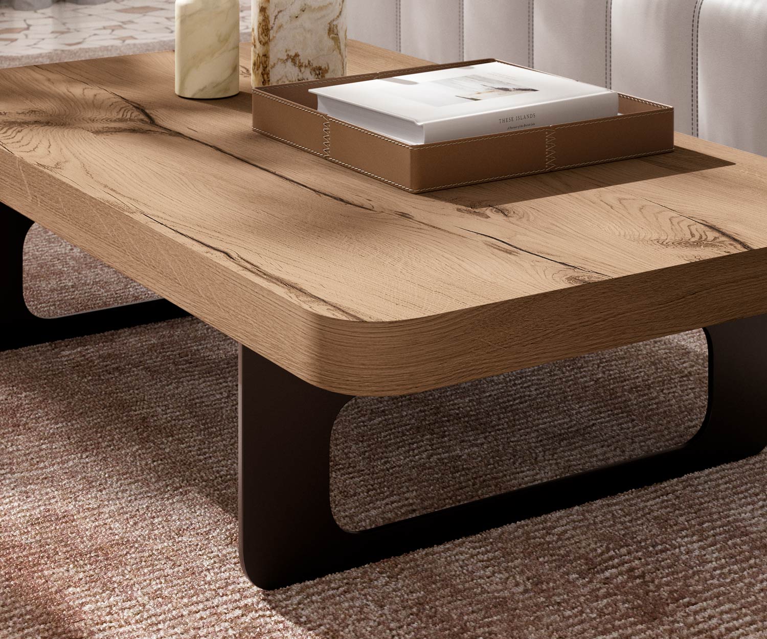 Ozzio_T059 Bell Design Couchtisch hoehenverstellbar mit staufach
