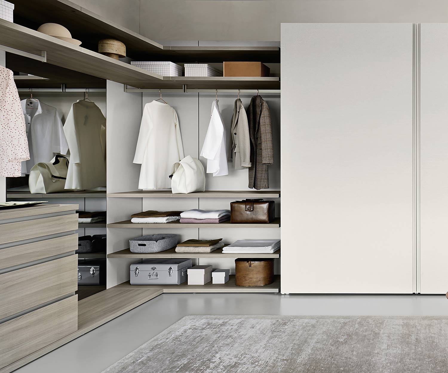 Exklusives Livitalia Panorama Design Ankleidezimmer System