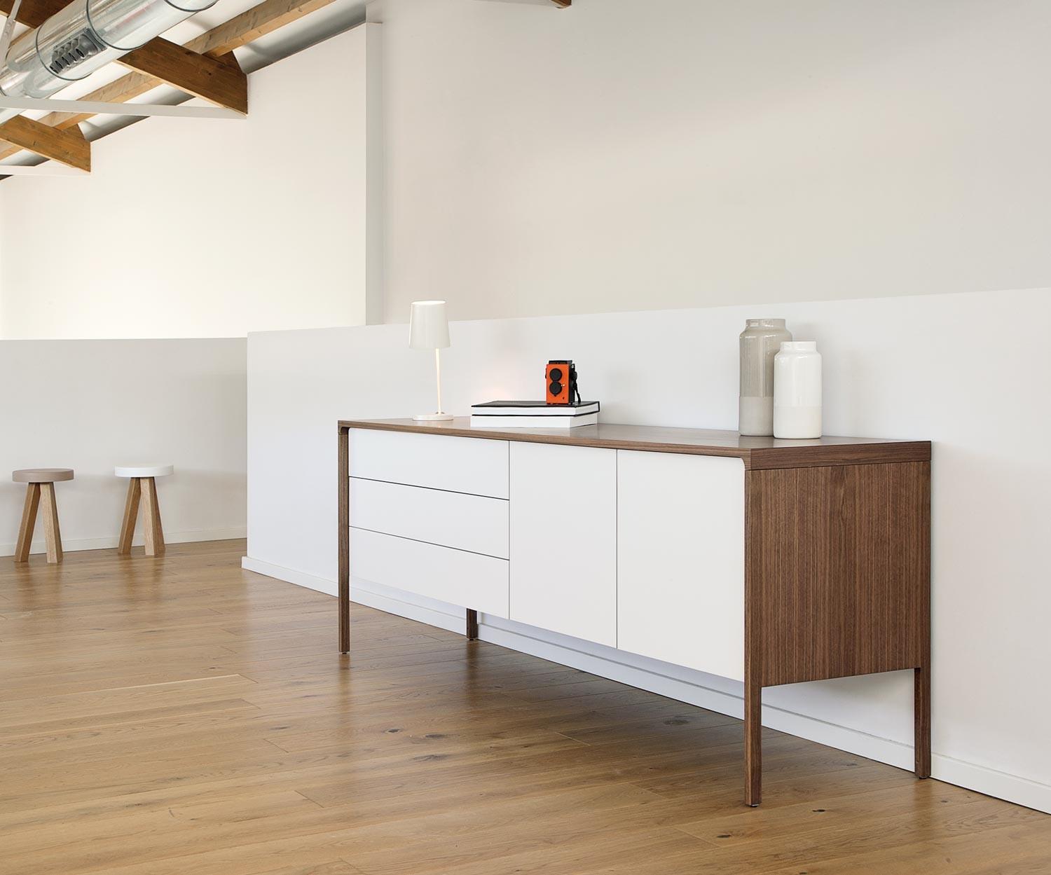 Punt Sideboard Tactile 3 Schubladen + 2 T&uuml;ren