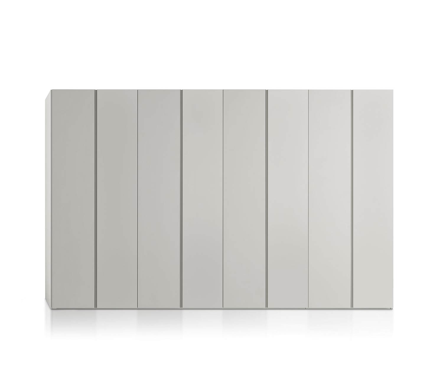 Exklusiver Livitalia Design Kleiderschrank Breccia weiß Glanz