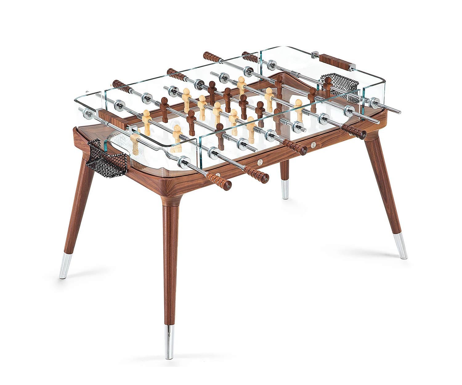 teckel tischfussball 90 minuto walnuss