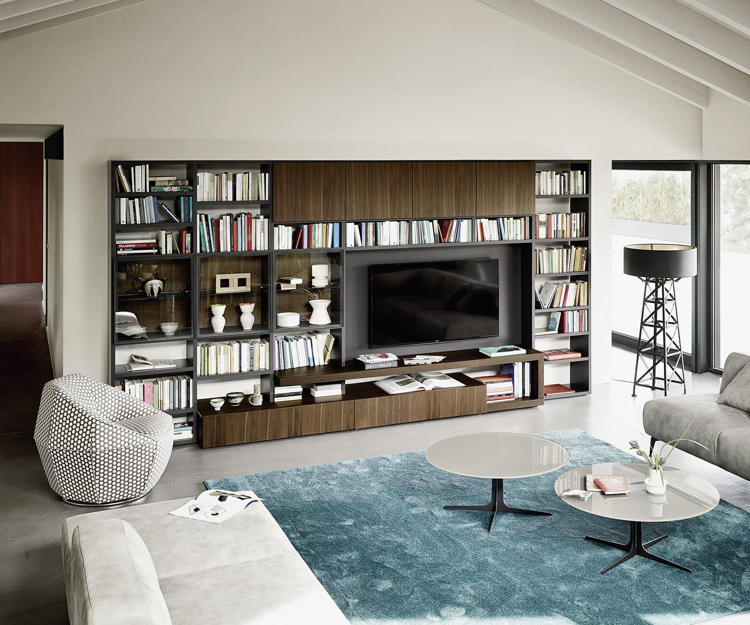 Exklusives Livitalia Design Bücherregal C58