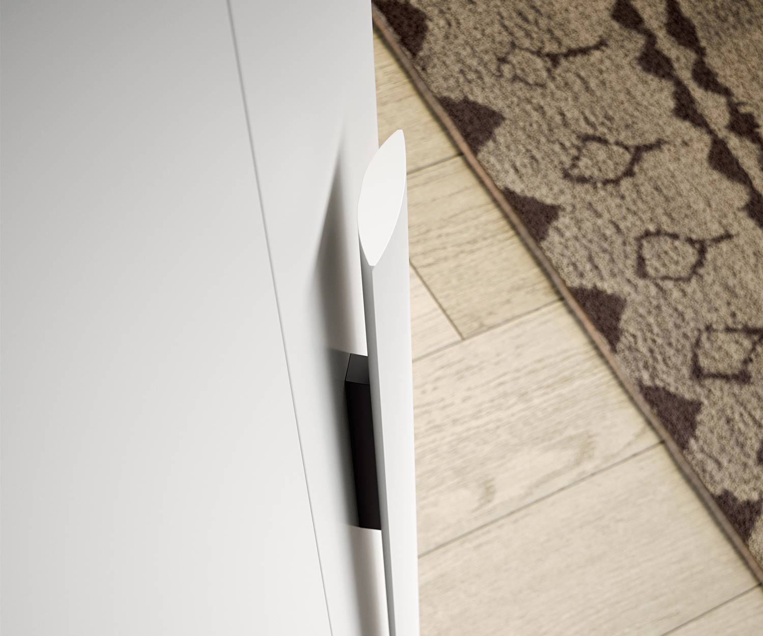 Exklusiver Novamobili Runder Designer Kleiderschrank Alfa Curvo